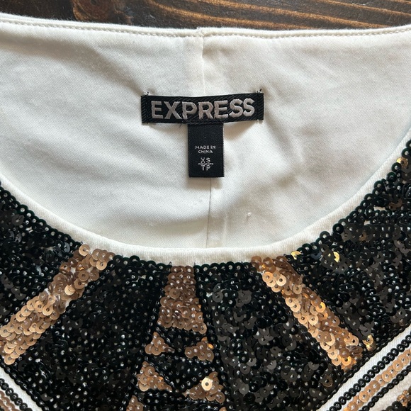 Express Sequined Dress - Picture 2 of 3